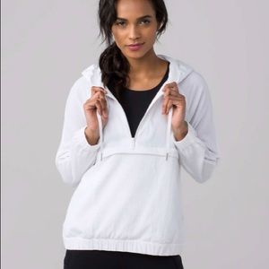 Lululemon white windbreaker